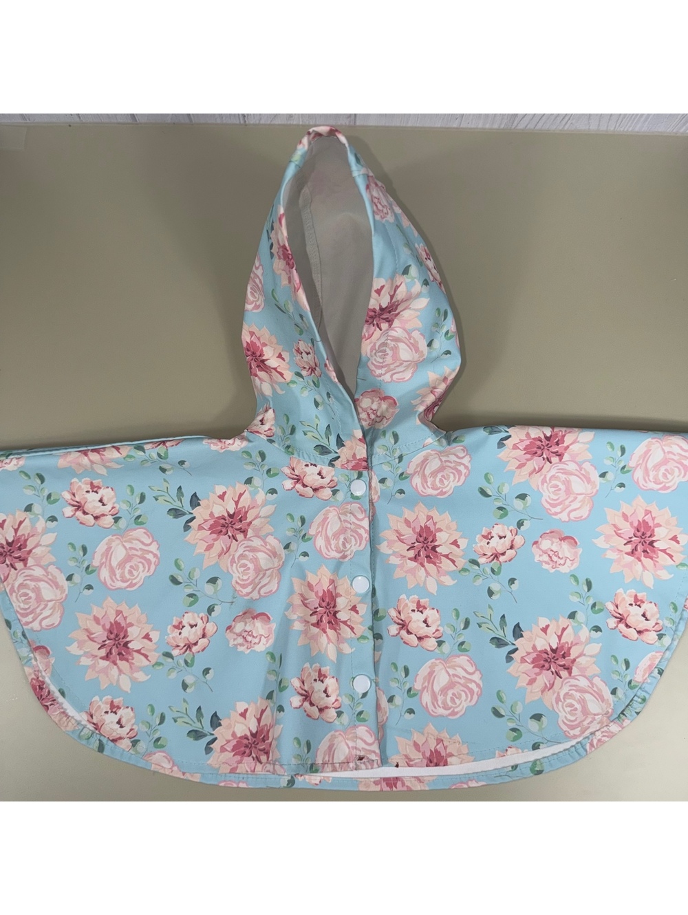 Freddi & Eddie Baby Floral Rain Poncho 0-6M